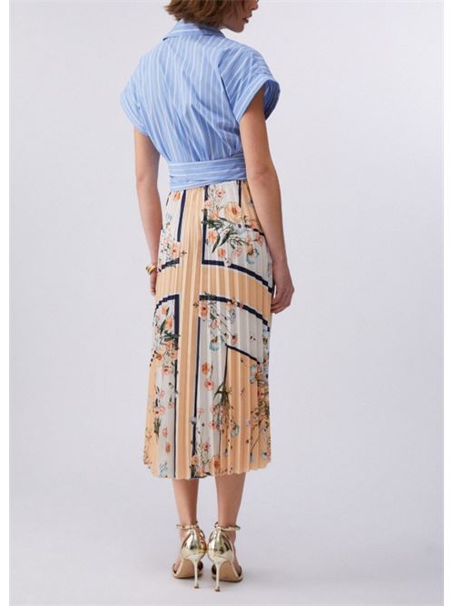 Abito midi plissettato Liu Jo | WA6344T2555.P9547